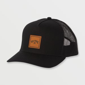 Stacked Trucker Hat - Black