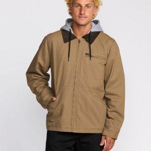 Barlow Hooded Jacket - Clay