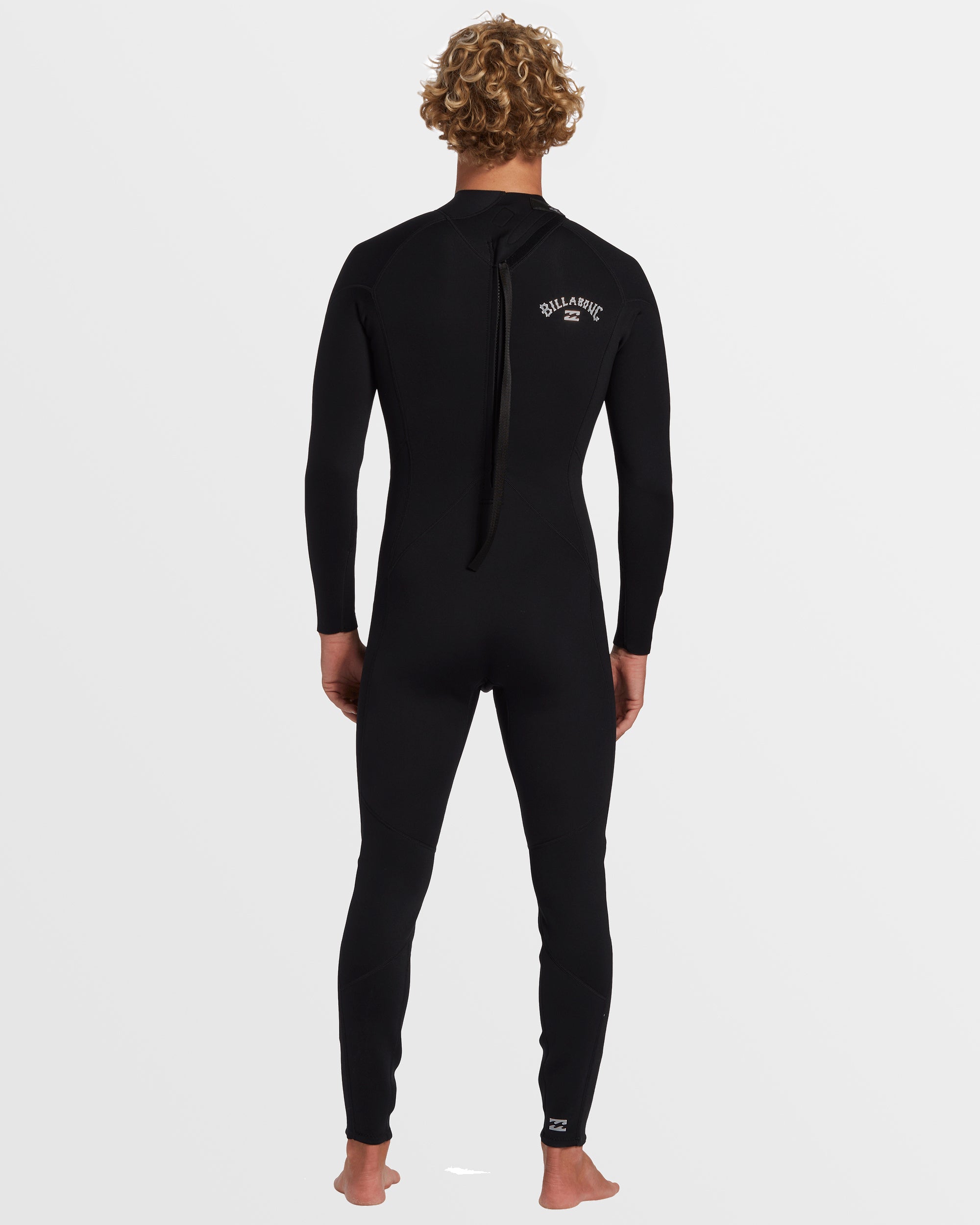 4/3mm Foil GBS Back Zip Wetsuit - Black - Image 2