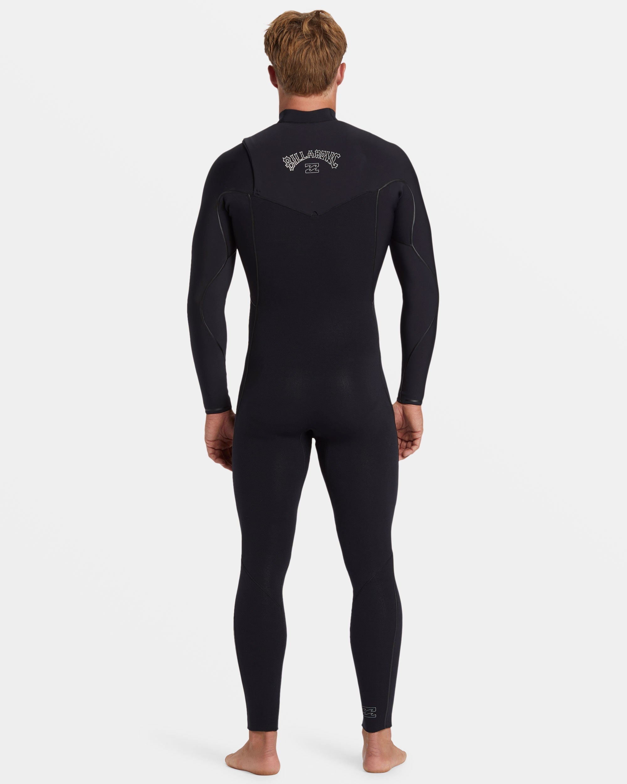3/2mm Furnace Natural Upcycler GBS Chest Zip Wetsuit - Black - Image 3