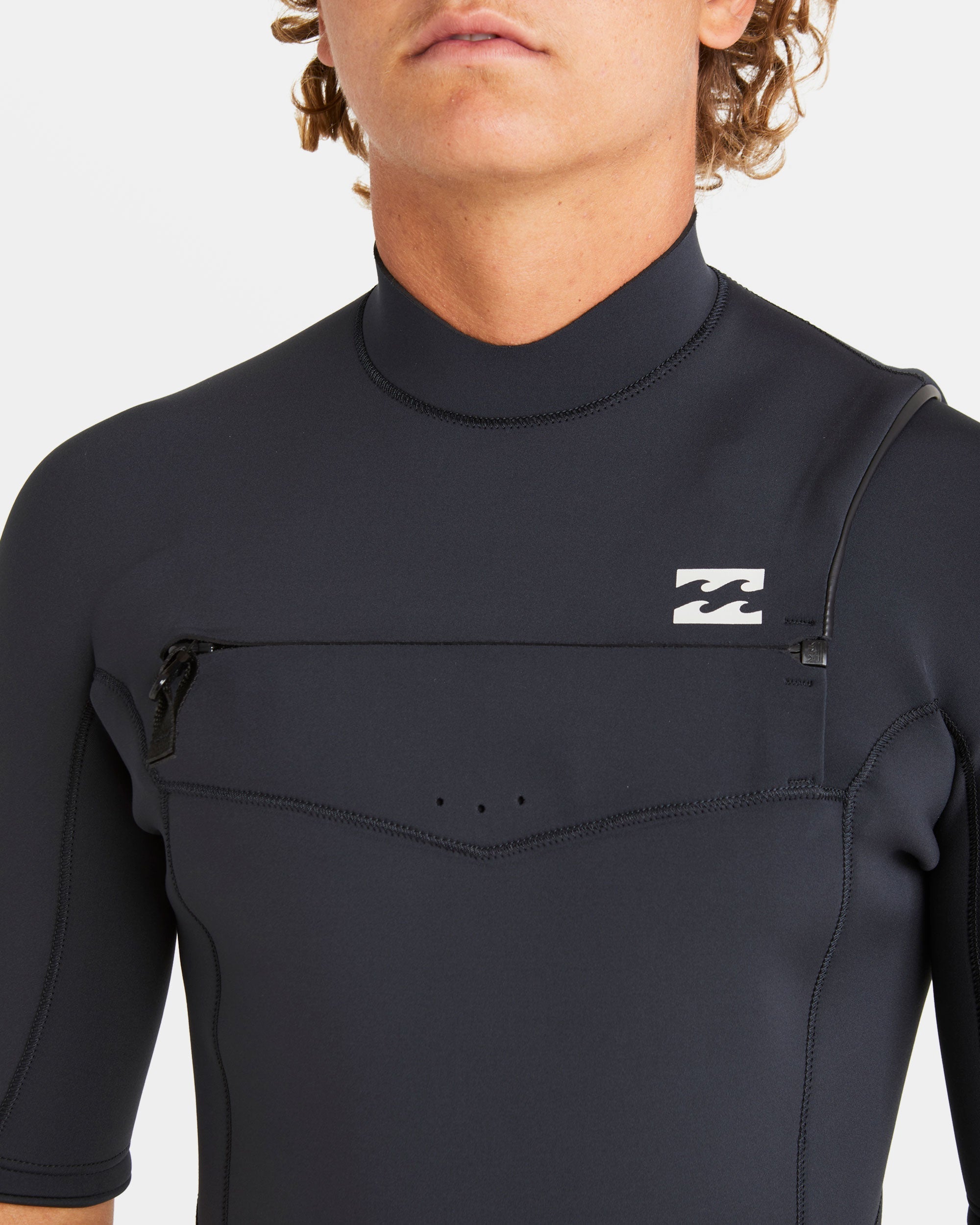 2/2mm Absolute Natural Upcycler GBS Chest Zip Wetsuit - Black - Image 3