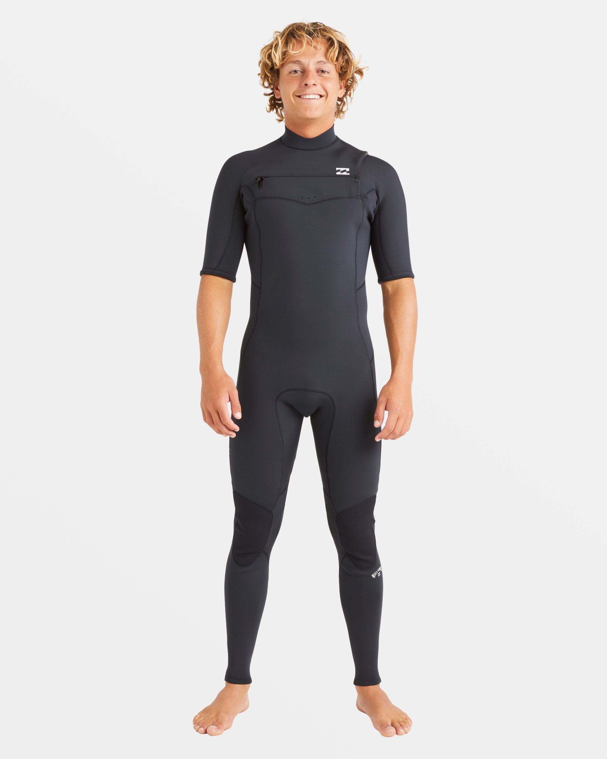 2/2mm Absolute Natural Upcycler GBS Chest Zip Wetsuit - Black - Image 2