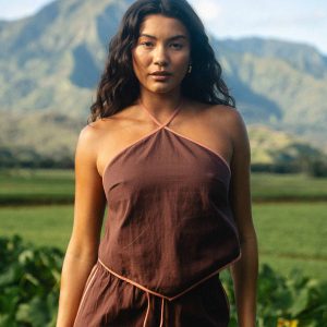 Double Take Halter - Teak