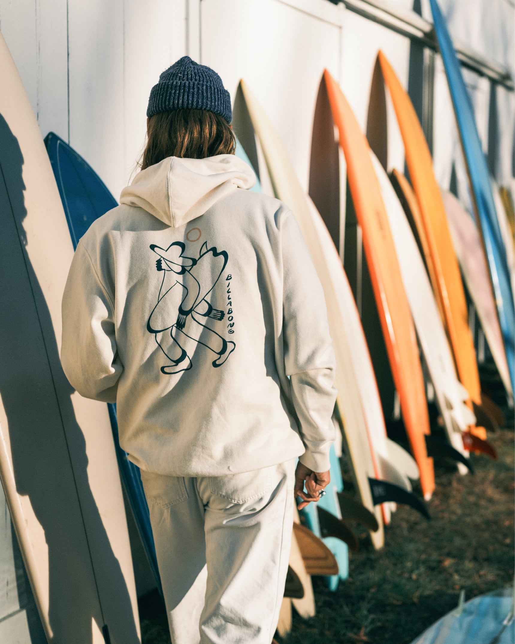 Up The Beach Pullover Sweatshirt - Off White - Image 2