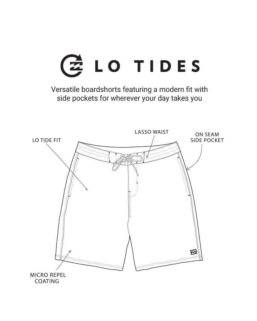 Every Other Day Lo Tide 18 Boardshorts - Cloud Blue - Image 3