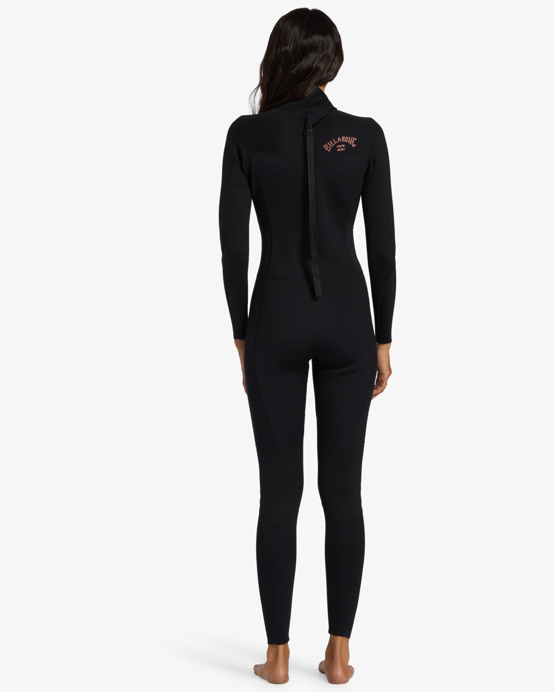 3/2mm Foil GBS Back Zip Wetsuit - Black - Image 3