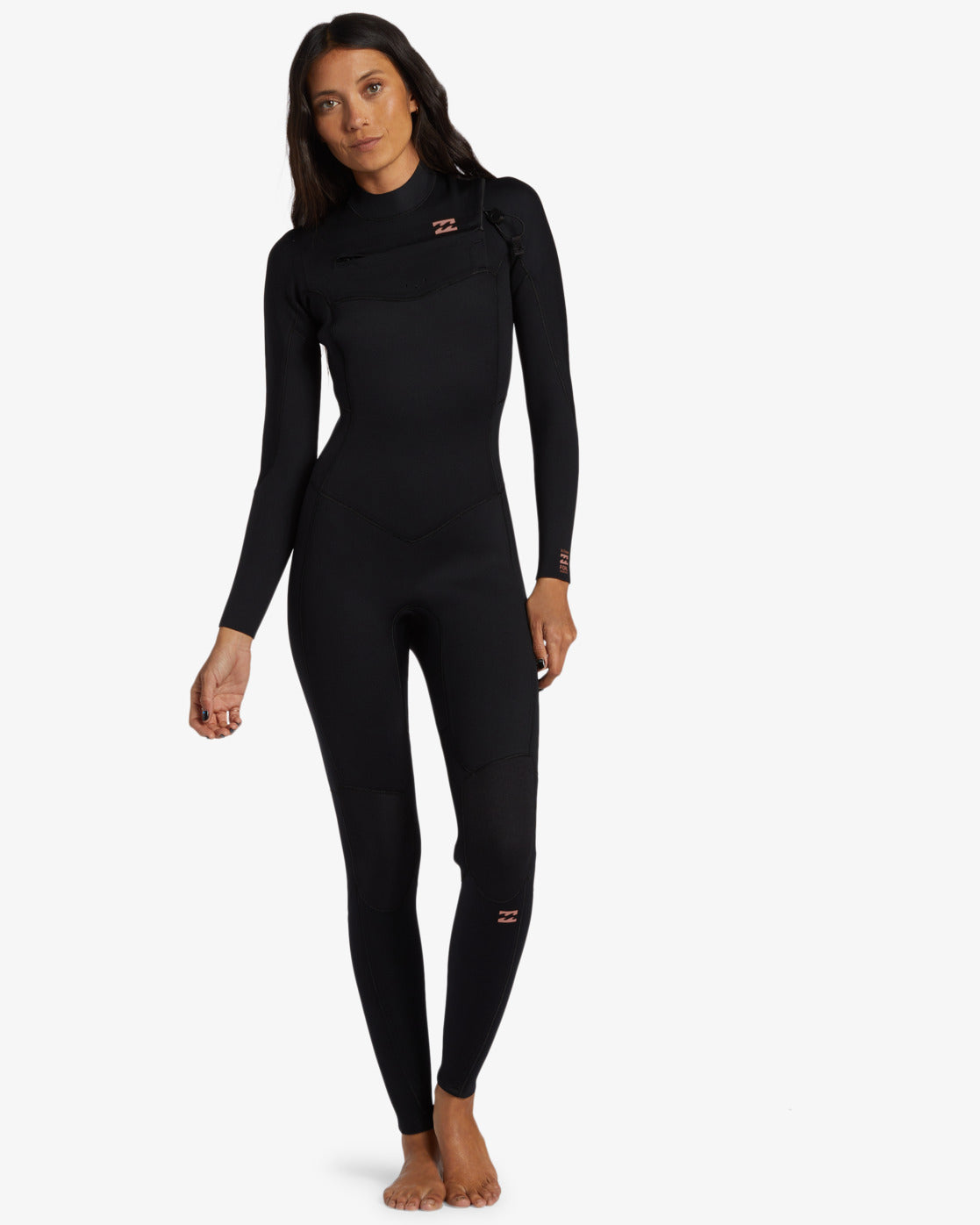 4/3mm Foil GBS Chest Zip Wetsuit - Black