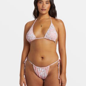 The Tropics Call Remi Triangle Bikini Top - Feelin Peachy