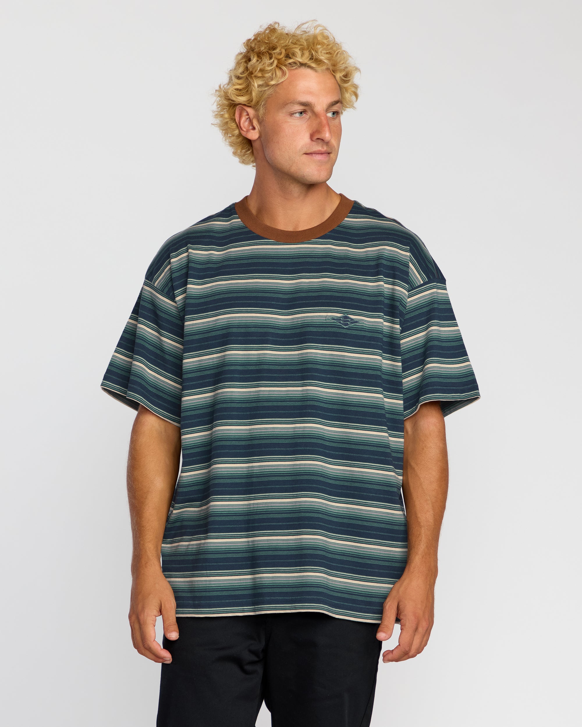Baxter Short Sleeve T-Shirt - Midnight Blue - Image 2