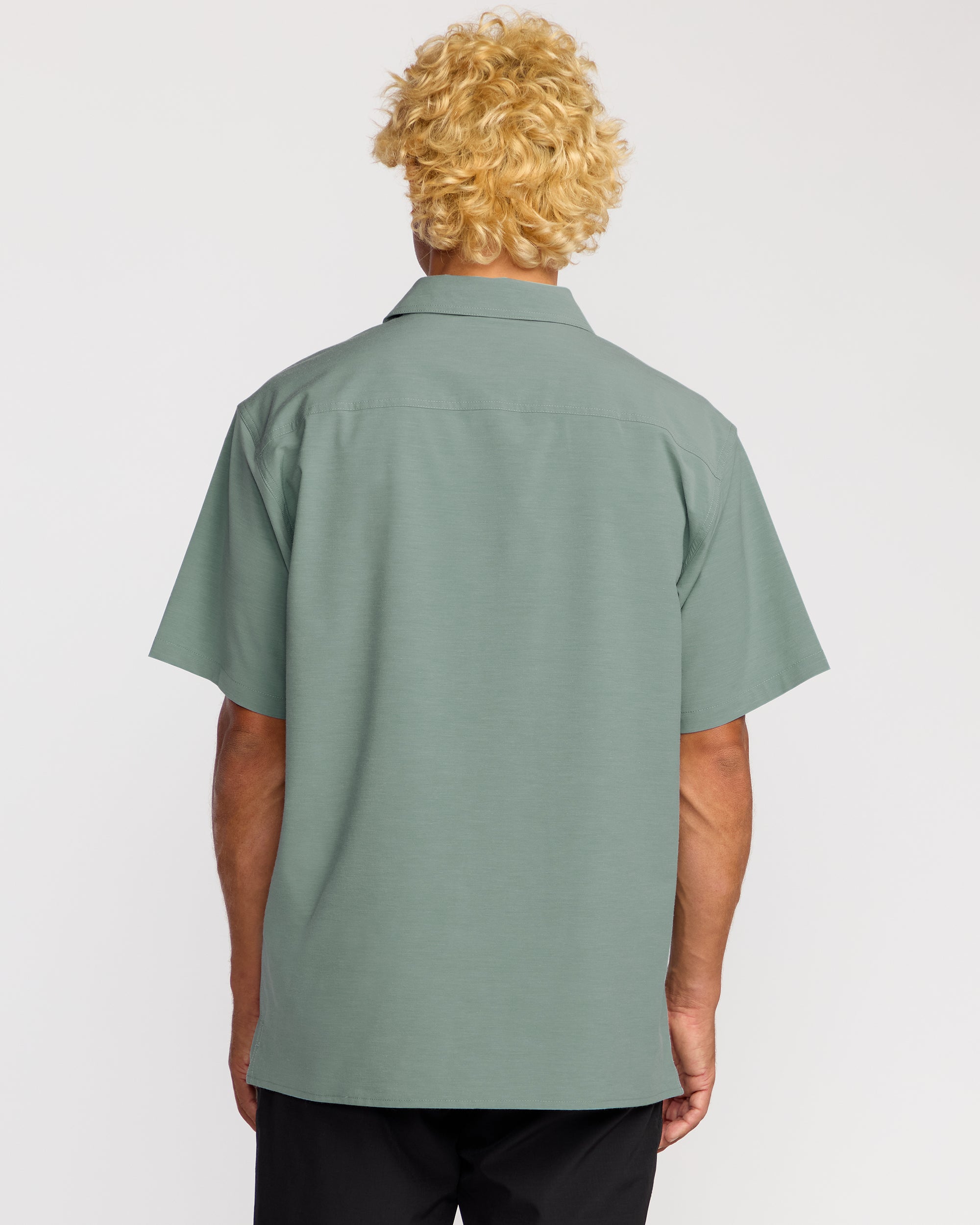 Surftrek Transit Short Sleeve Shirt - Sea Blue - Image 5