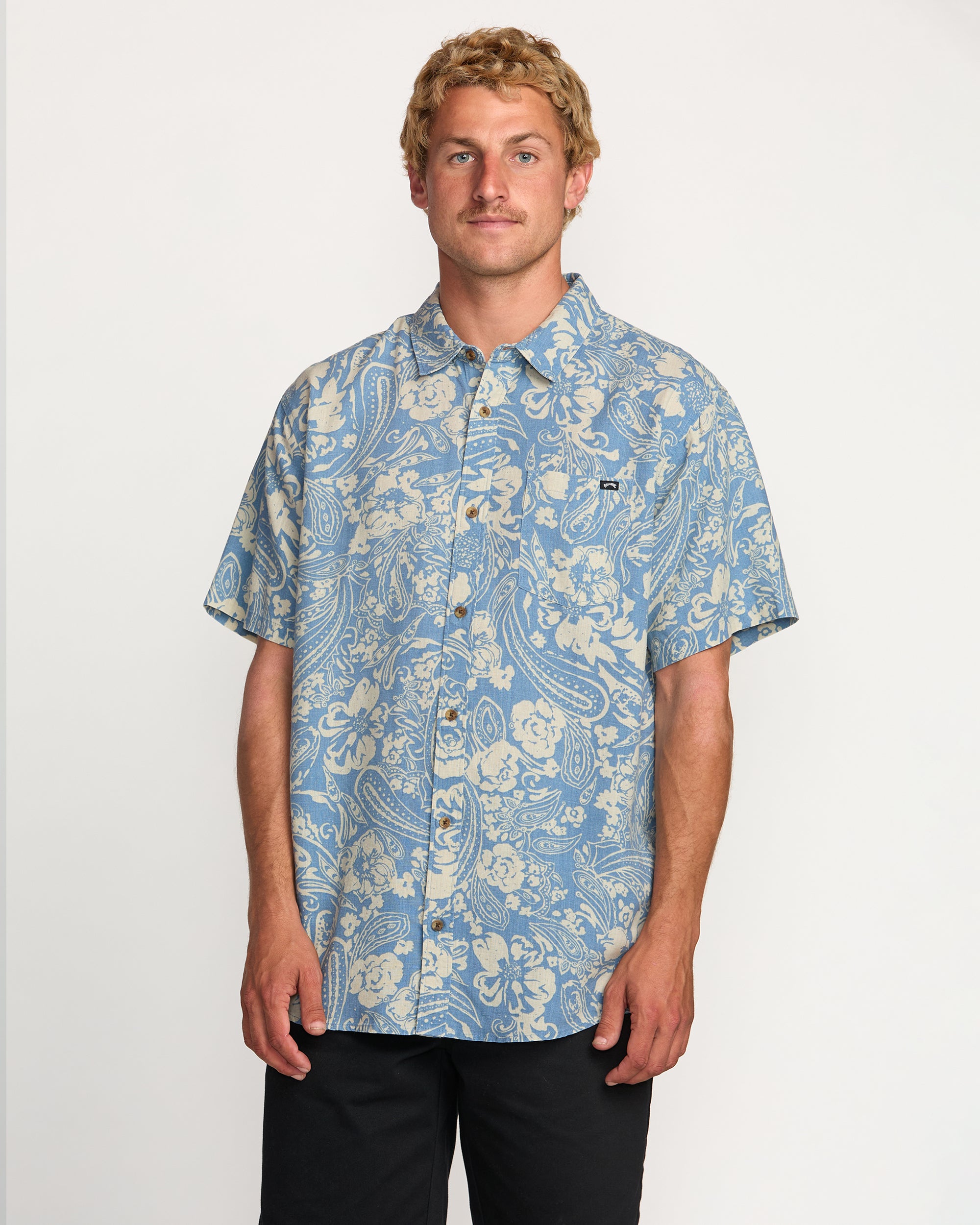 Cordoba Short Sleeve Shirt - Carolina Blue - Image 4