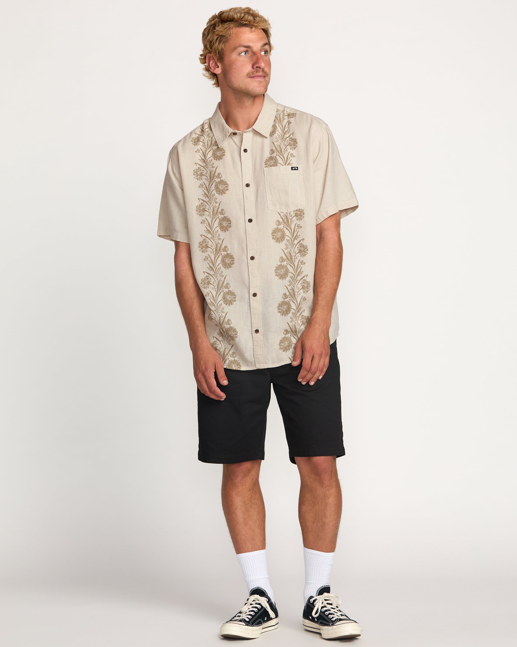 Cordoba Short Sleeve Shirt - Stone - Image 3