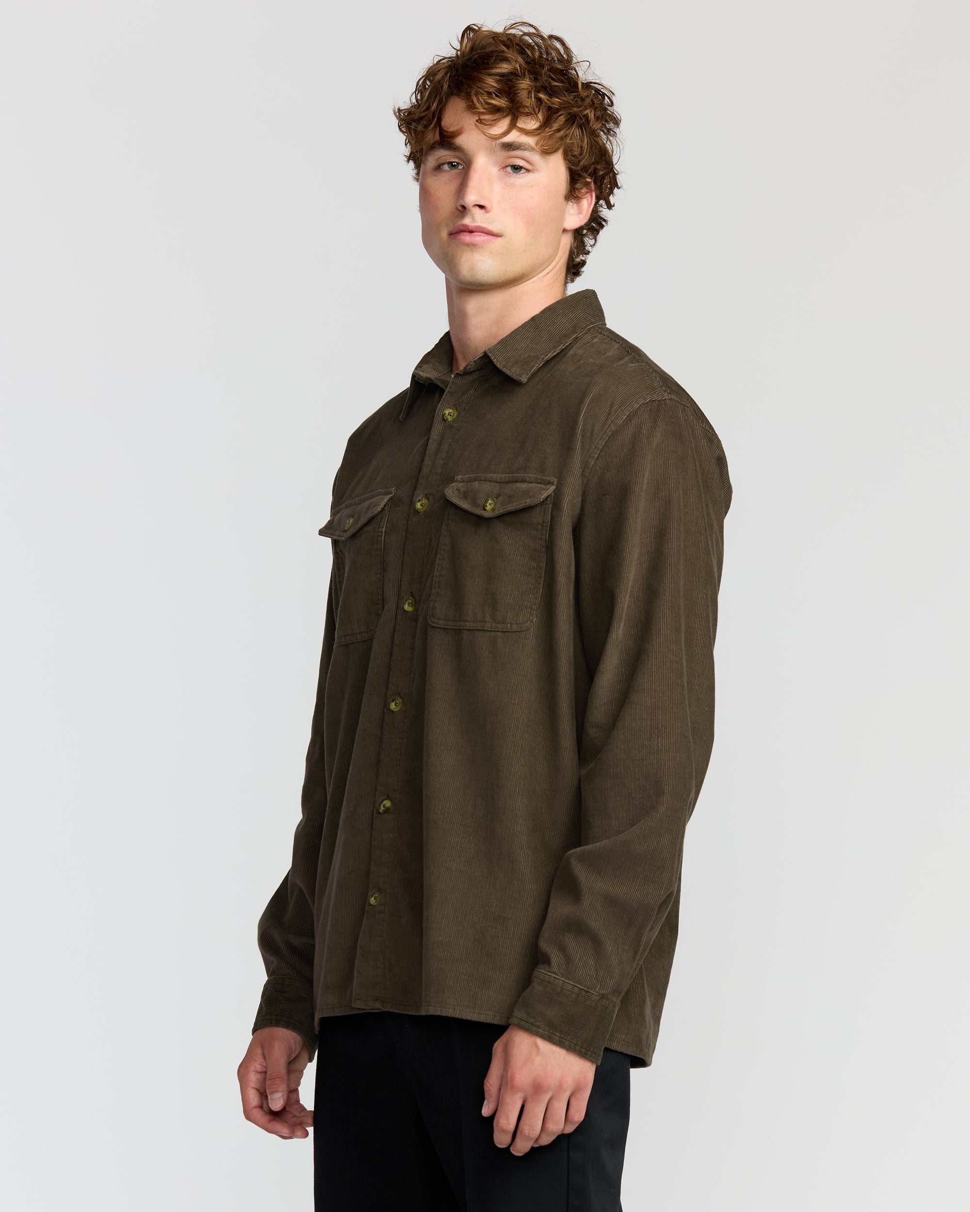 Austin Garage Long Sleeve Shirt - Chocolate - Image 5