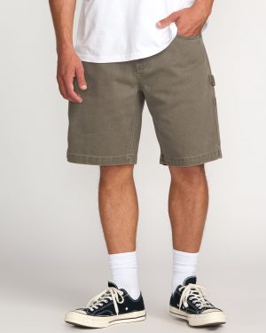 Bad Dog 21 Workwear Shorts - Brown