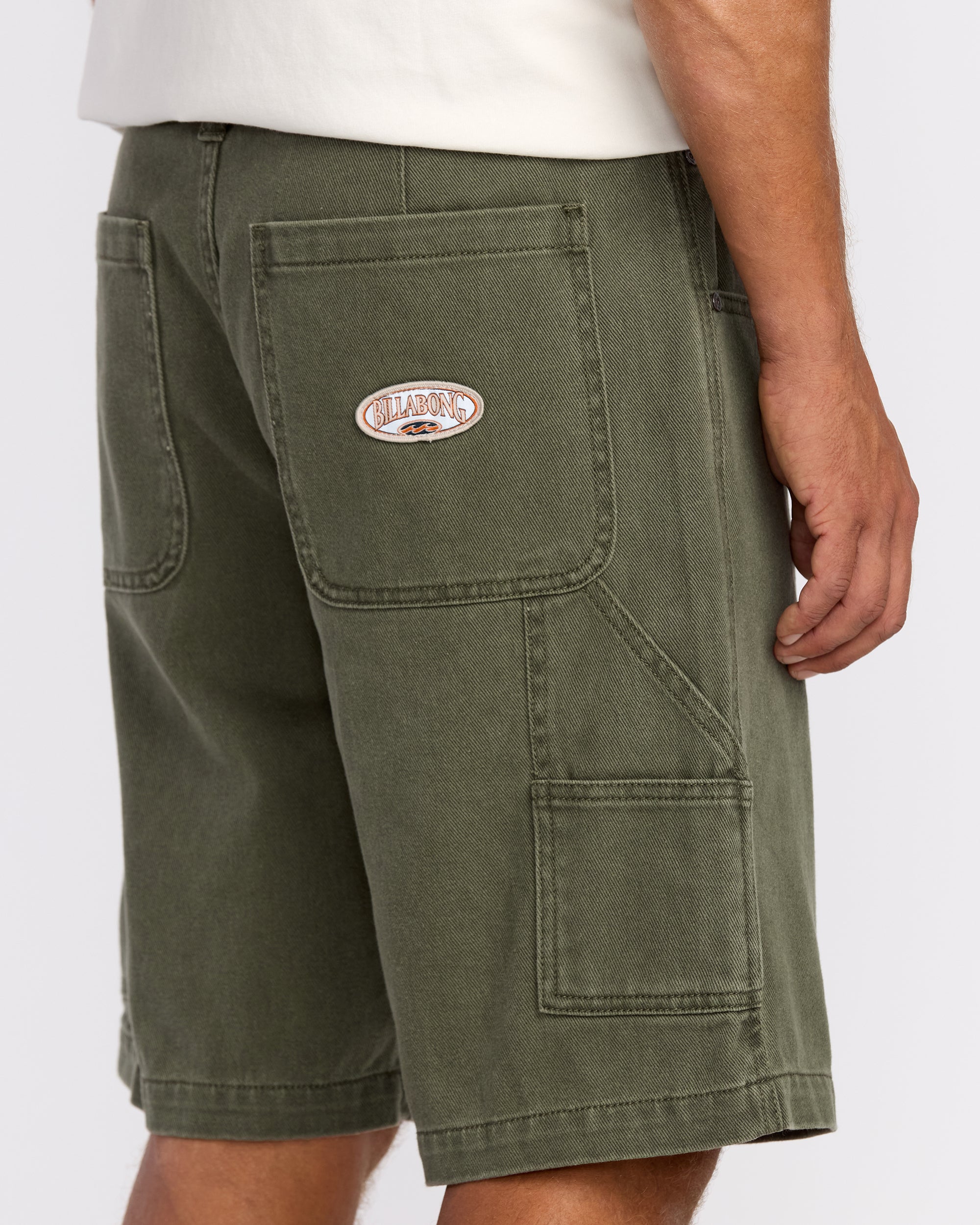 Bad Dog 21 Workwear Shorts - Dark Military - Image 2