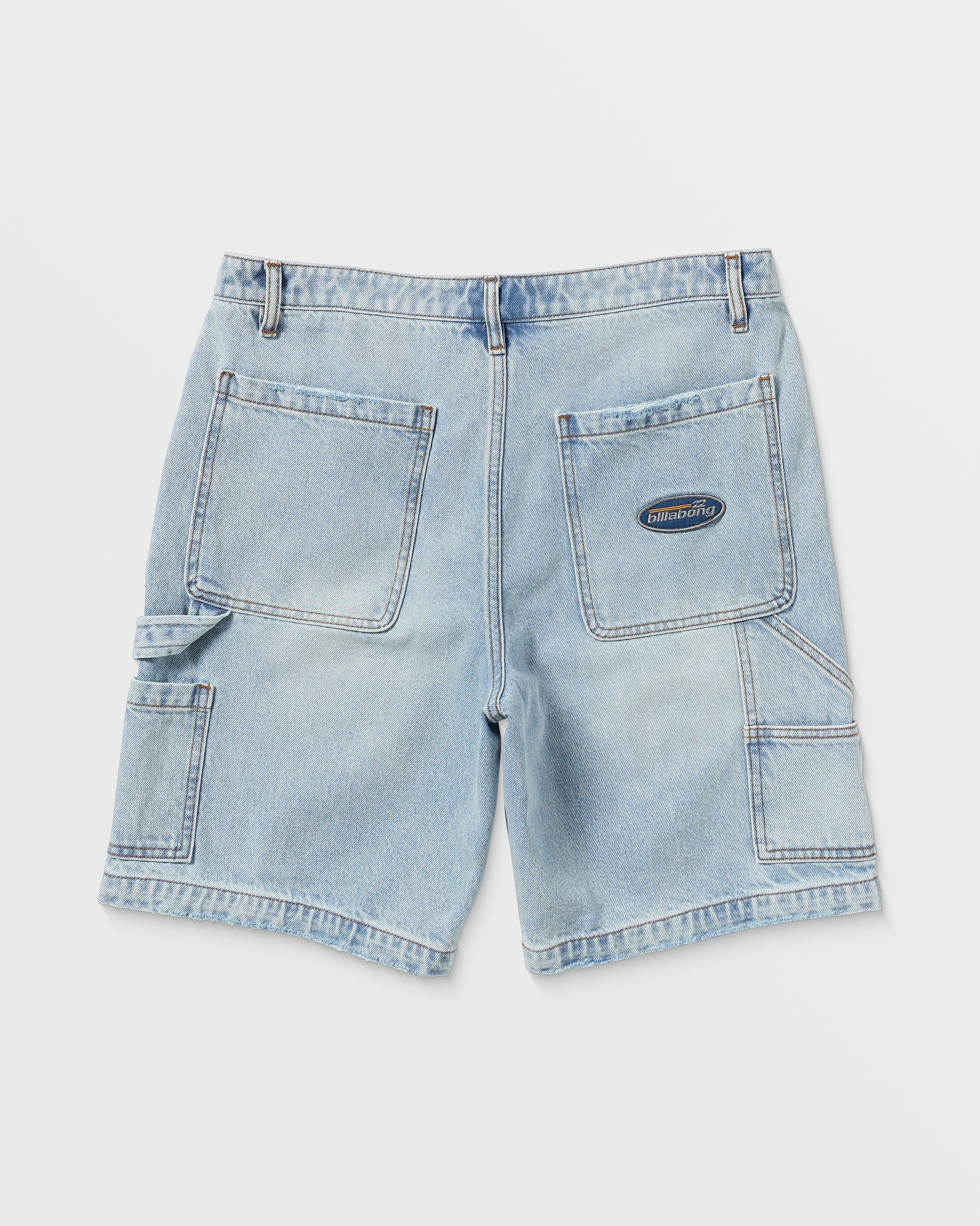 Bad Dog 21 Shorts - Bleached Aqua - Image 8