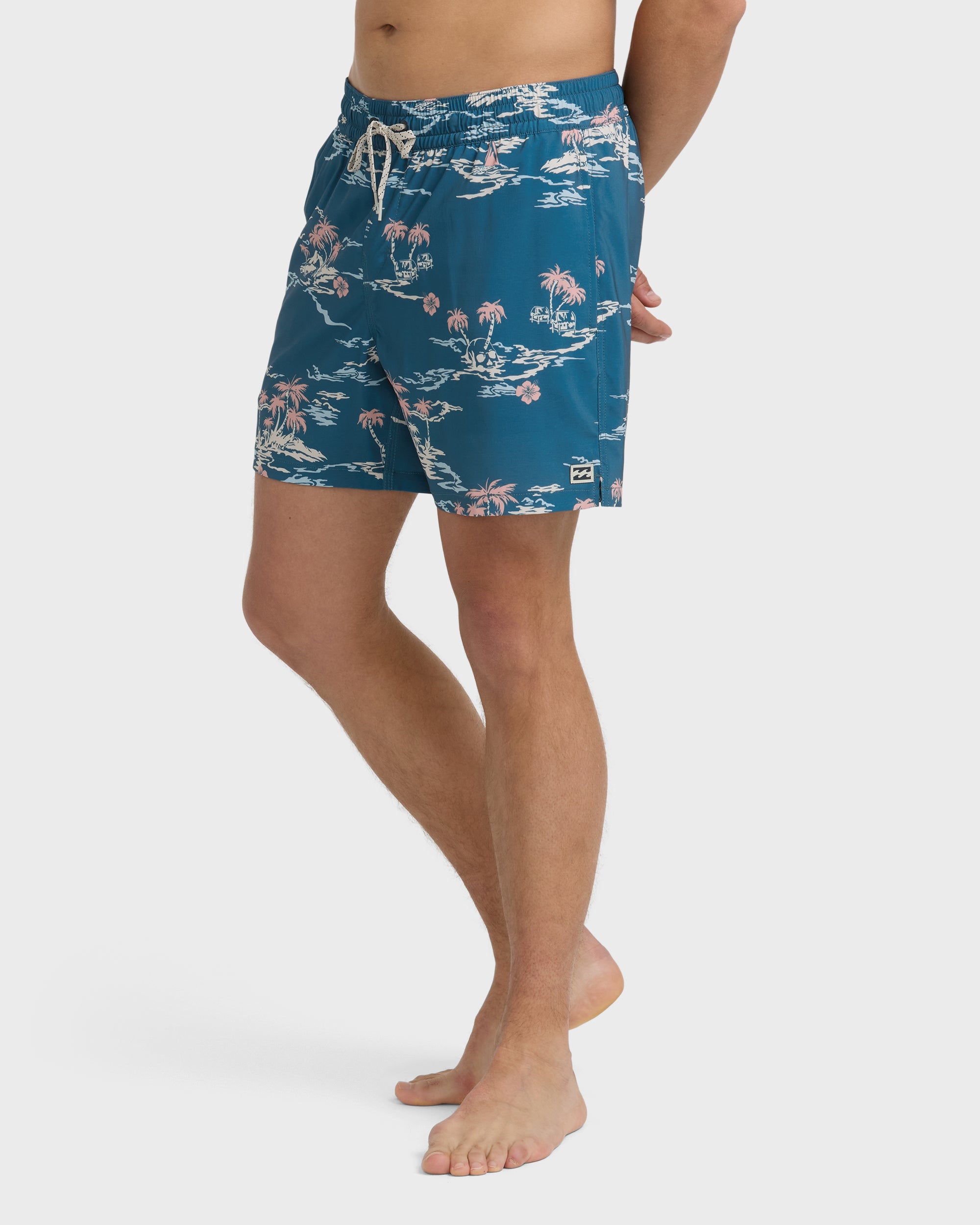 Lineup Laybacks 16 Trunks - Real Teal - Image 4