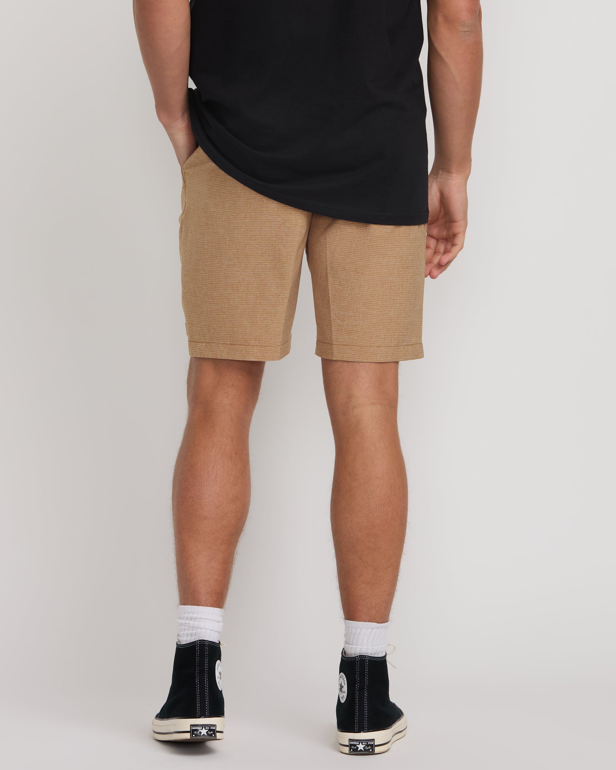 Crossfire Submersible 19 Hybrid Shorts - Tobacco - Image 2