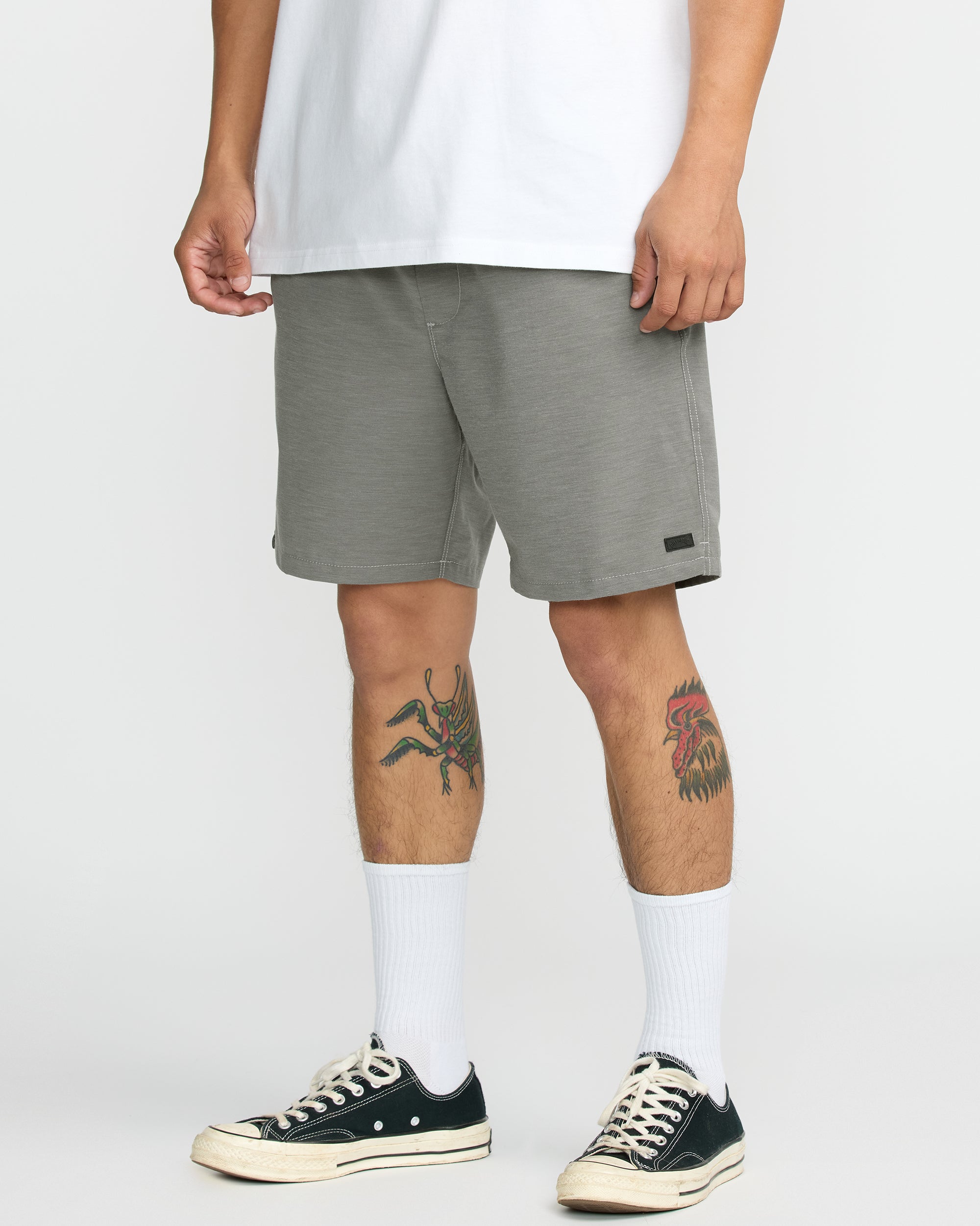 Surftrek Transit Elastic 17 Hybrid Shorts - Pewter - Image 4