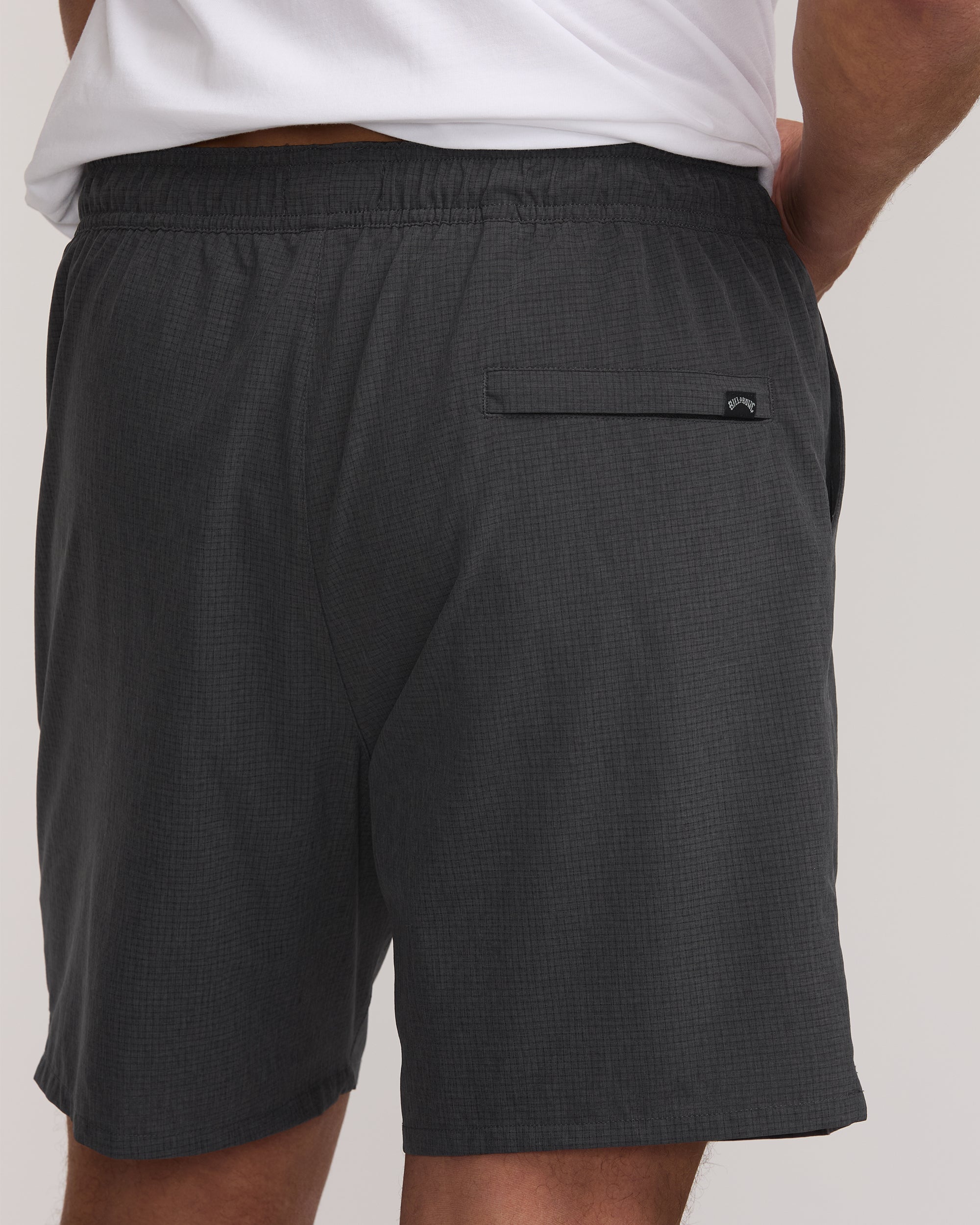 Surftrek Perforated Elastic 17 Hybrid Shorts - Black - Image 3