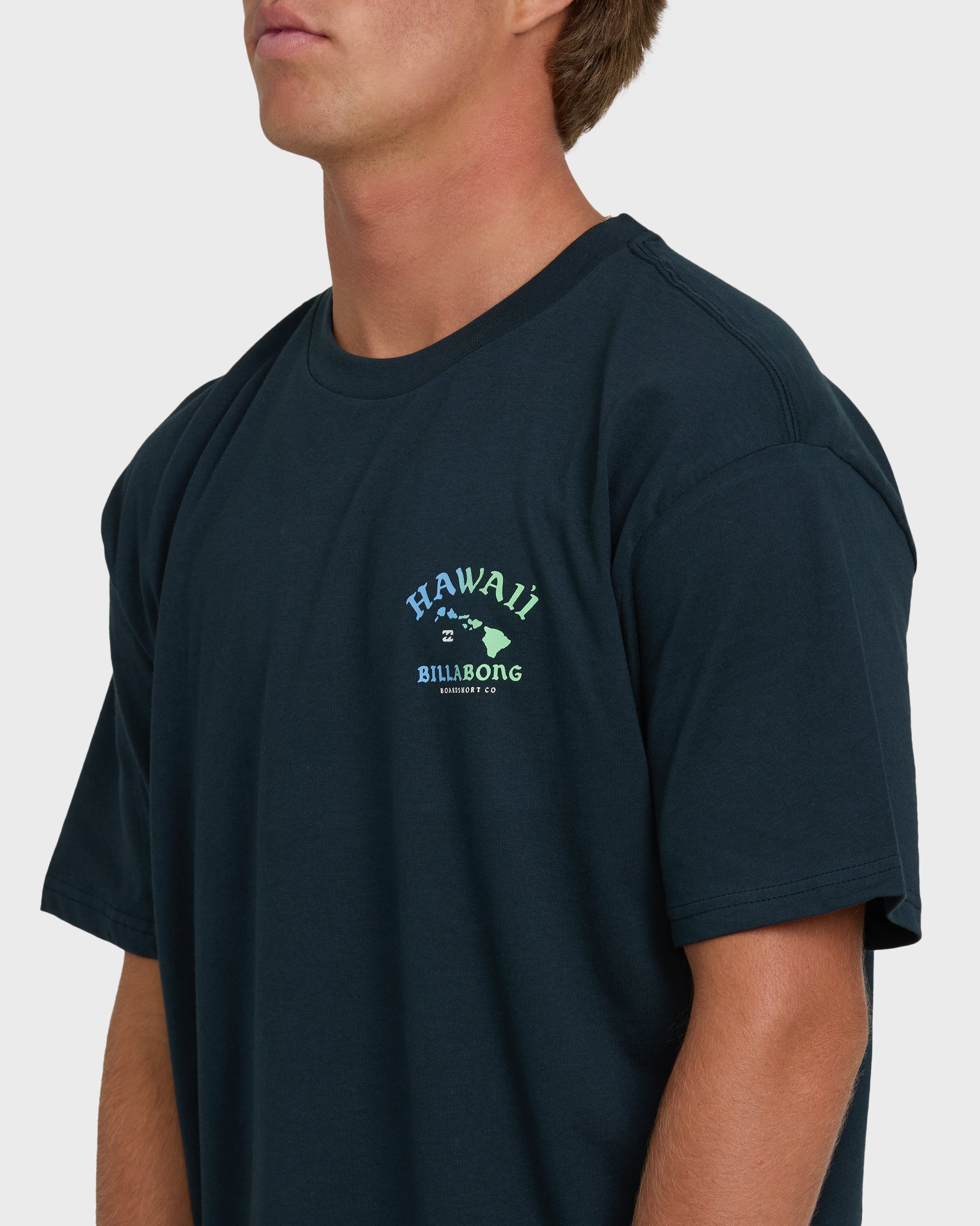 Island Chain Hawaii Regular Short Sleeve Tee - Navy - Image 5
