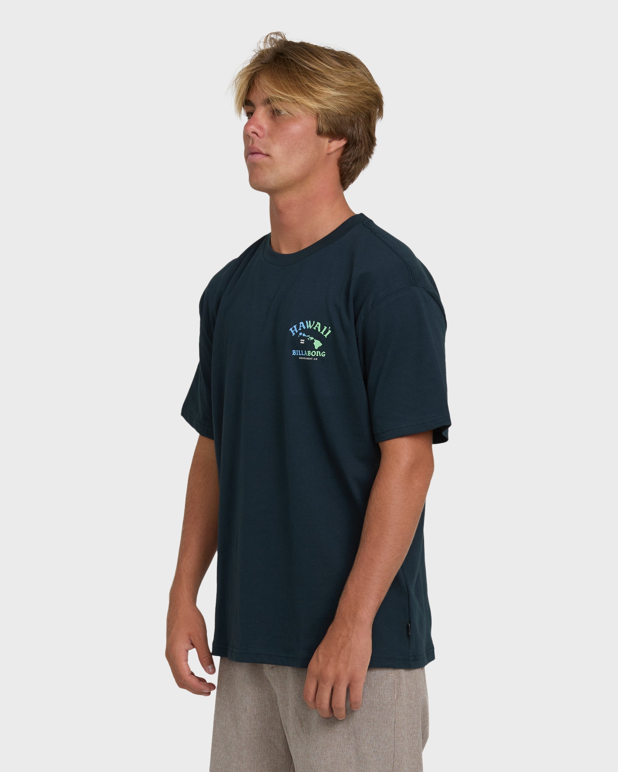 Island Chain Hawaii Regular Short Sleeve Tee - Navy - Image 4
