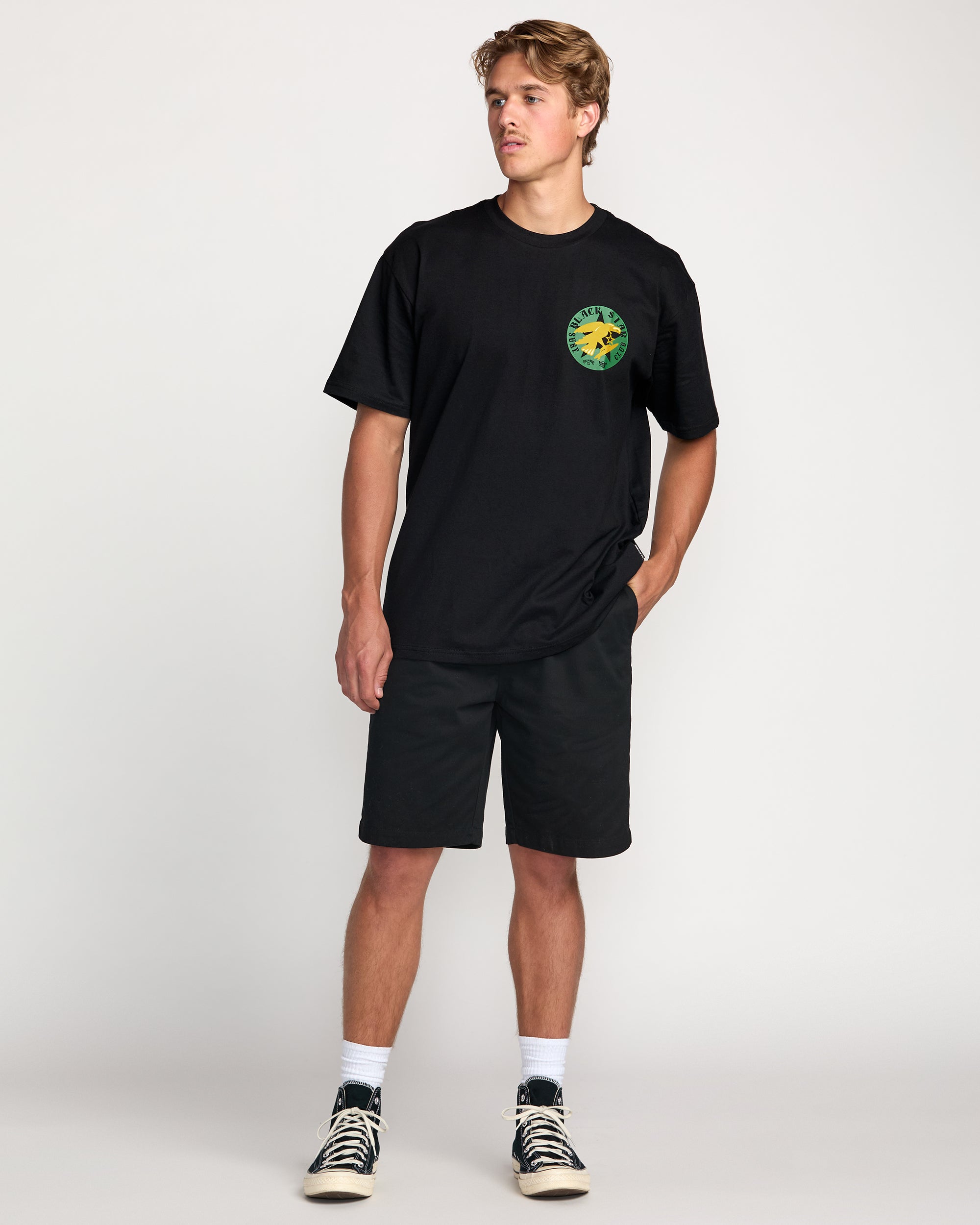 Billabong x Mami Wata Black Star Regular Tee - Black - Image 5