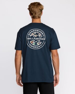 Hollow Premium Short Sleeve T-Shirt - Navy
