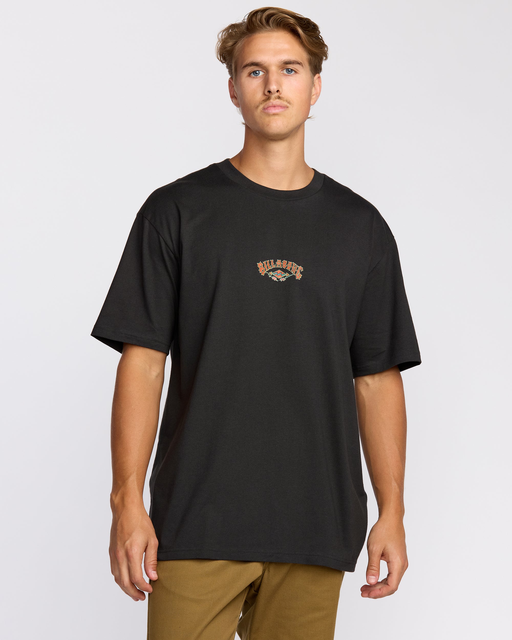 Rose Arch Regular Short Sleeve T-Shirt - Washed Black - Image 2