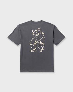 Up The Beach Regular Short Sleeve T-Shirt - Char