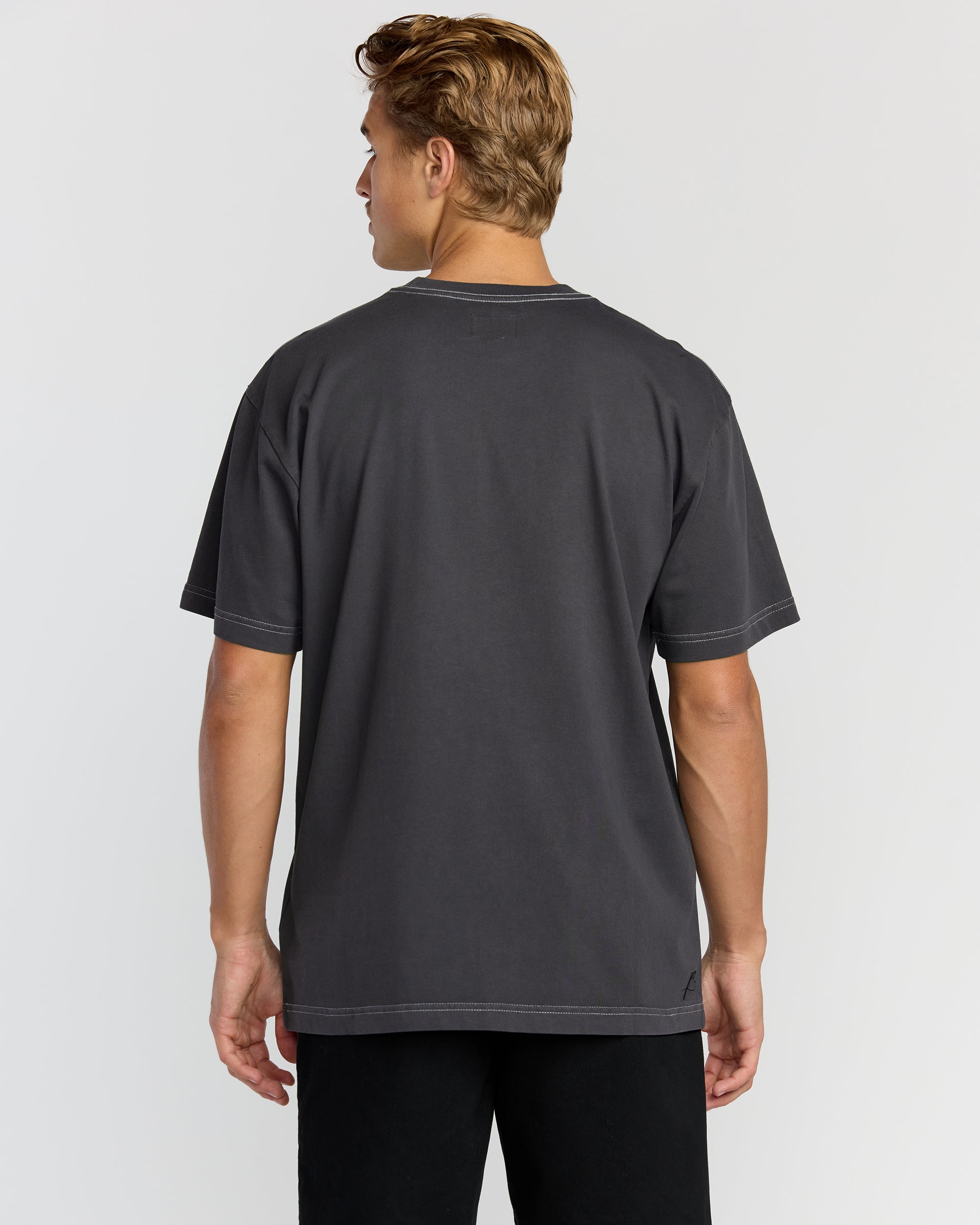 Bird Of Prey Garage OG Short Sleeve T-Shirt - Washed Black - Image 5