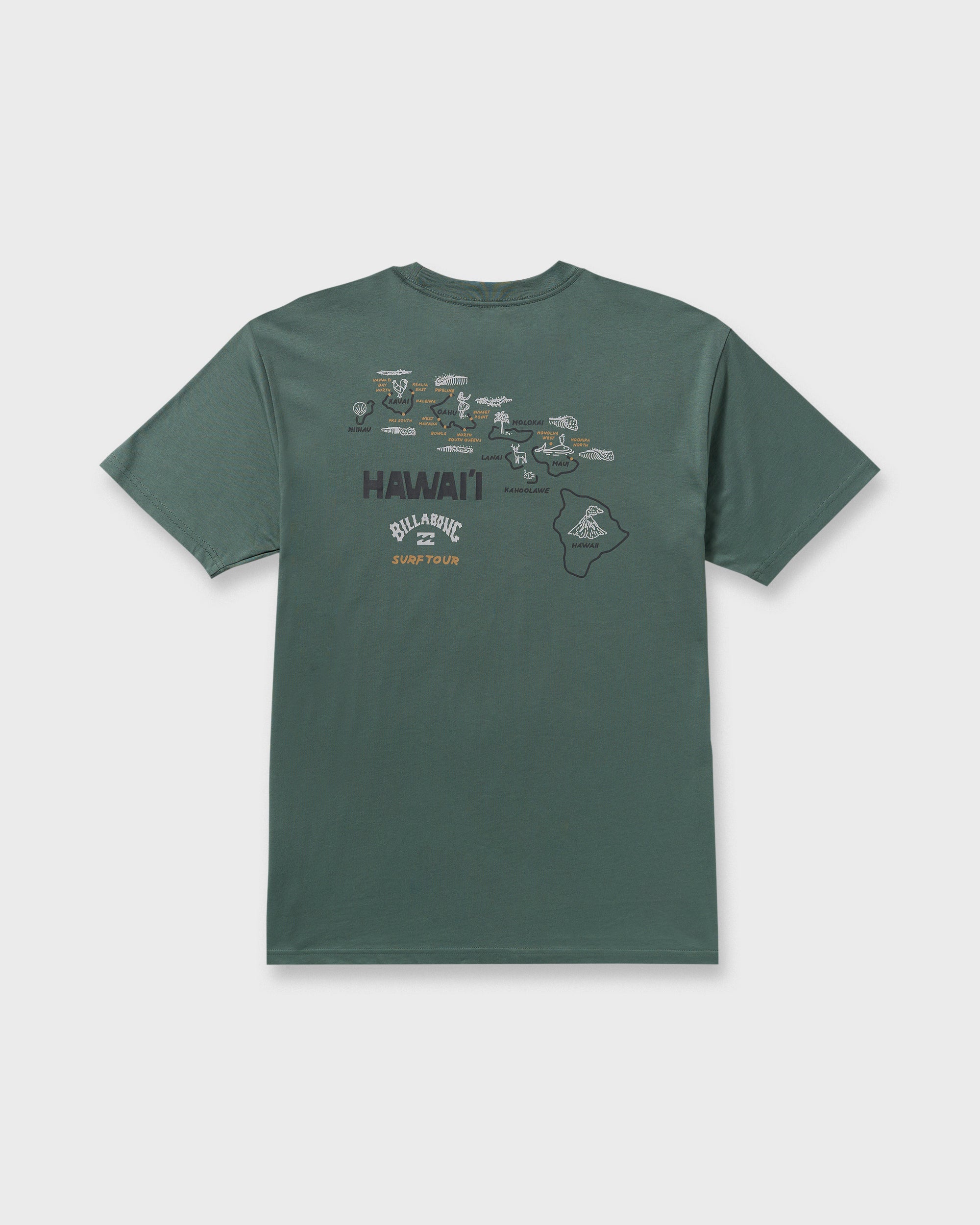 Surf Tour Hi Premium Short Sleeve T-Shirt - Dark Slate - Image 7