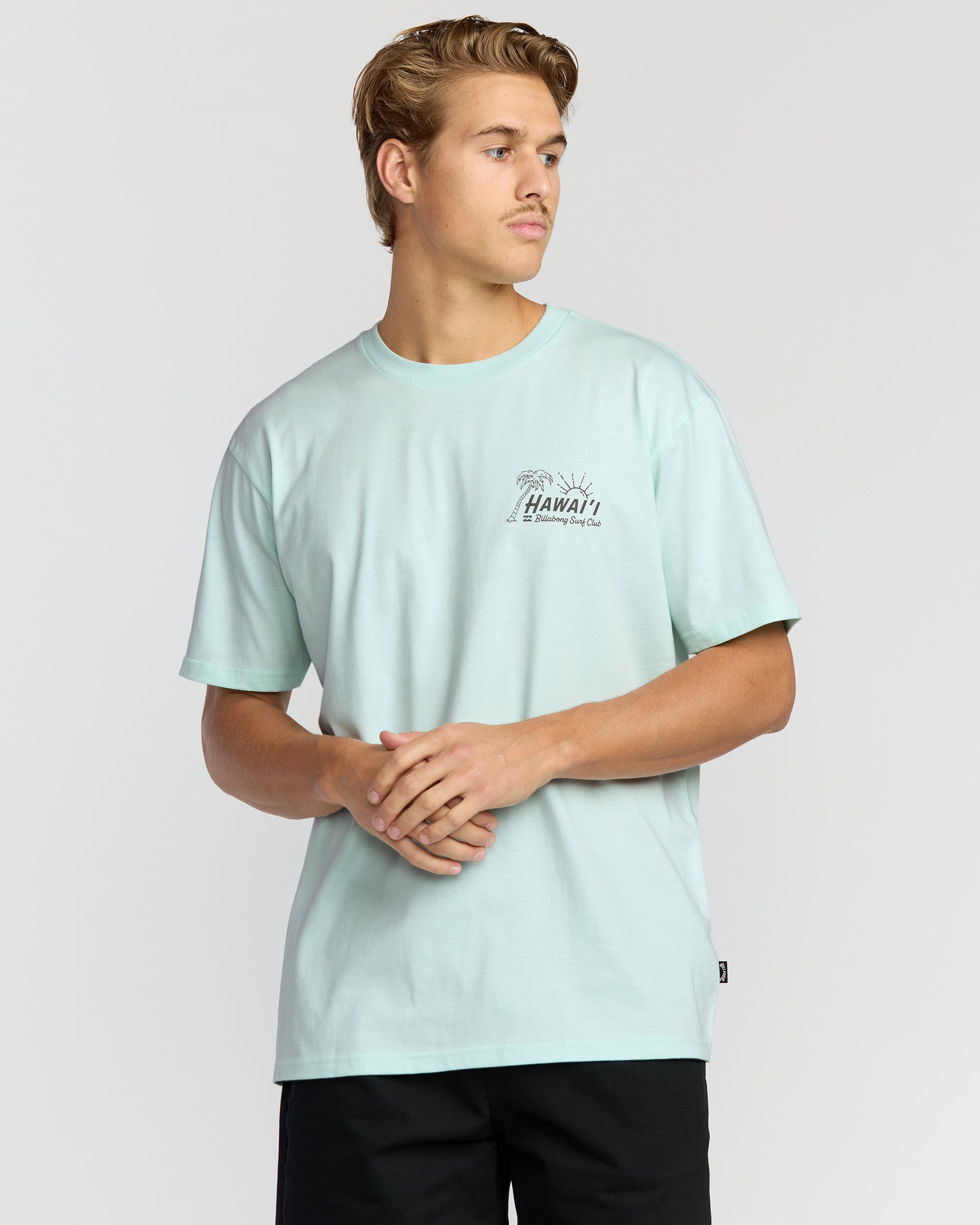 Lounge Hi Premium Short Sleeve T-Shirt - Sea Glass - Image 2
