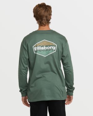 Walled Regular Long Sleeve Tee - Dark Slate