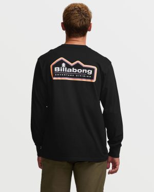 Range A/Div Long Sleeve Tee - Black