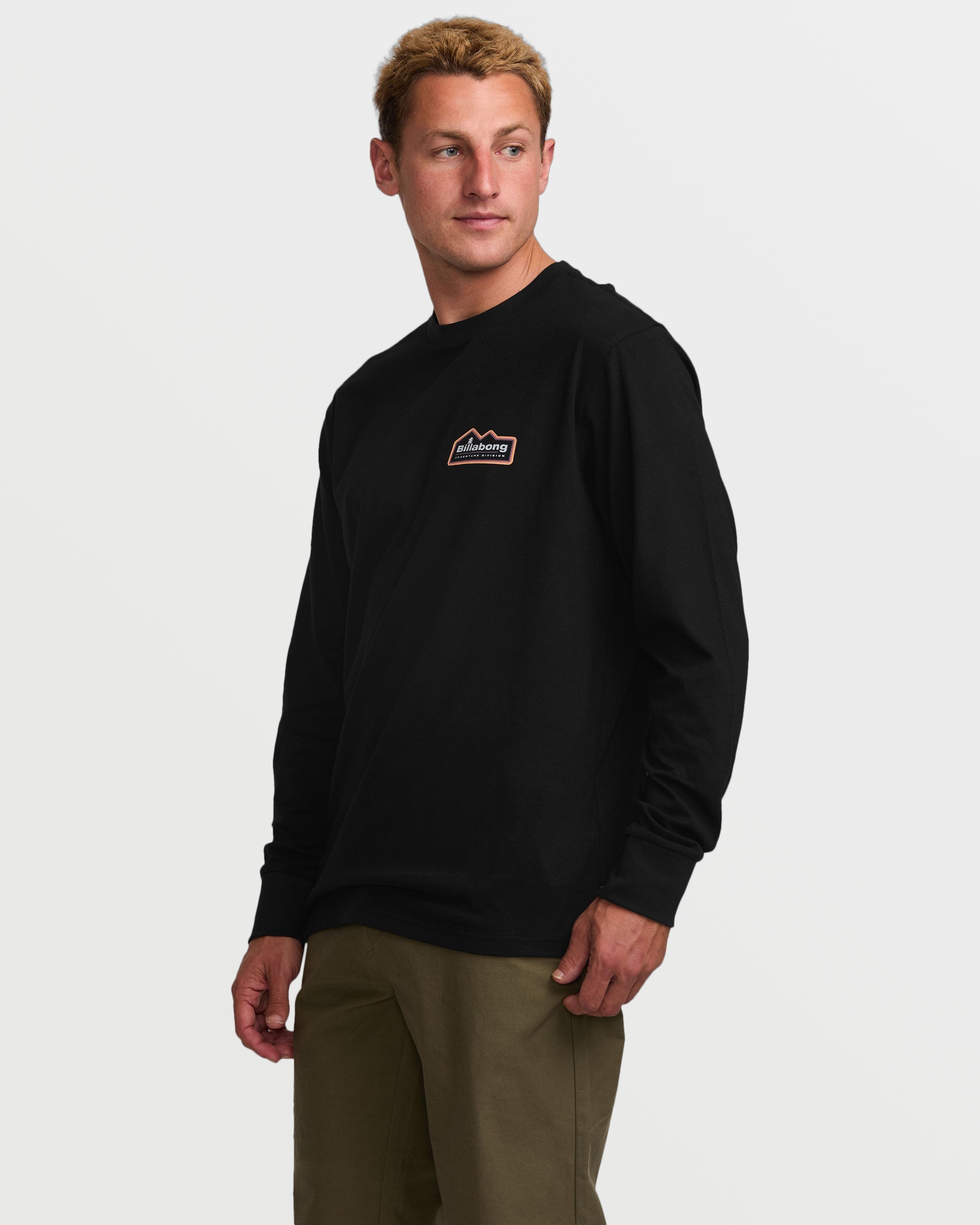 Range A/Div Long Sleeve Tee - Black - Image 3