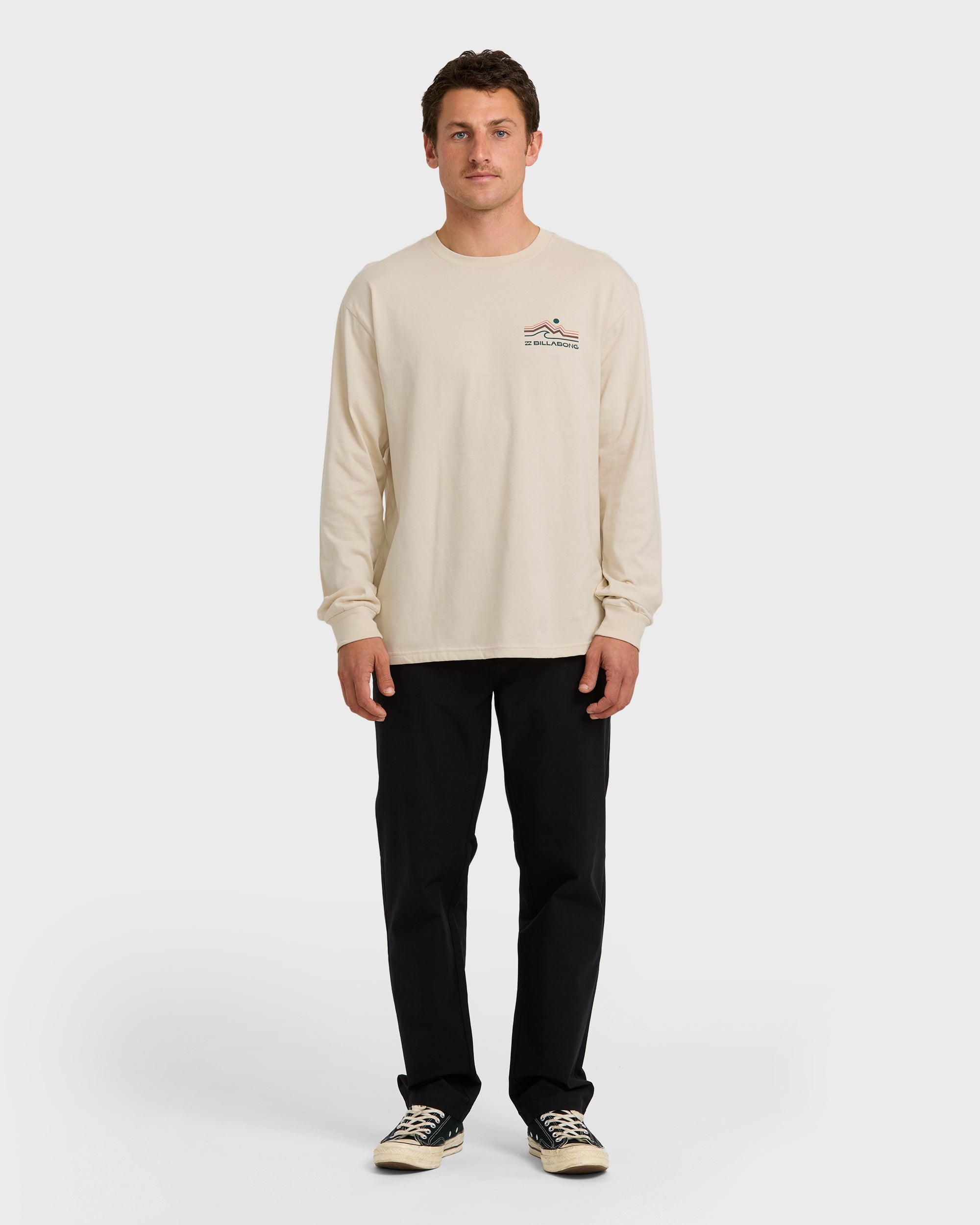 A/Div Range Long Sleeve T-Shirt - Chino - Image 3