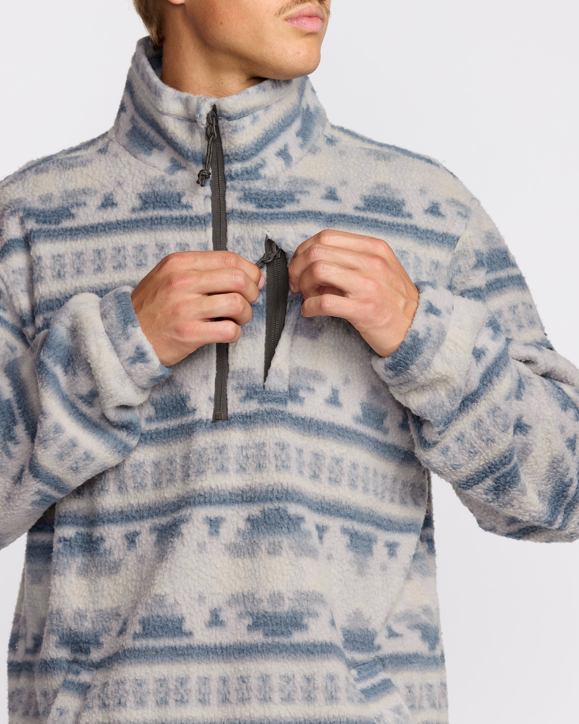 Boundary Mock Sweatshirt - Alloy - Image 5