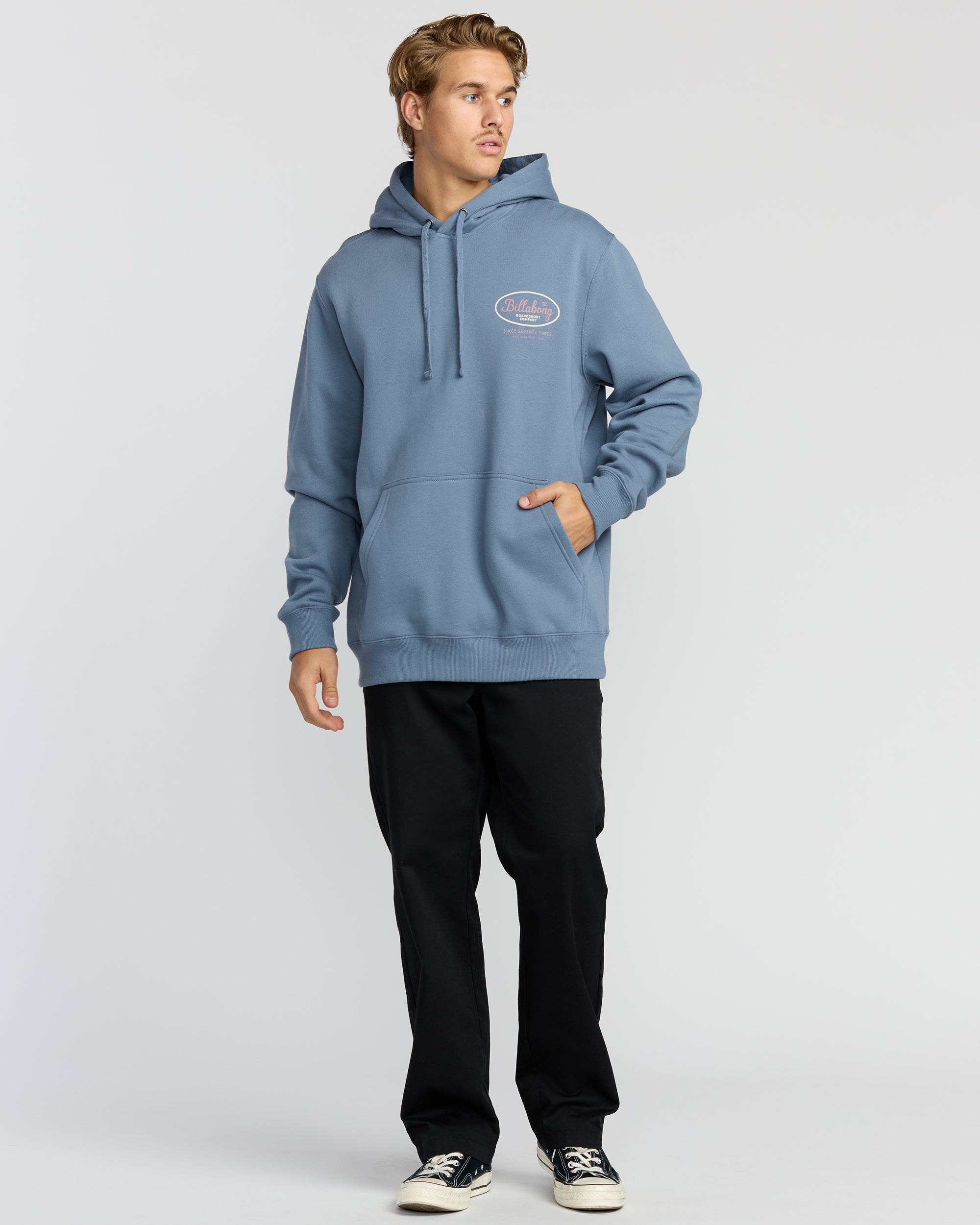 Short Sands Pullover Sweatshirt - Steel Blue - Image 4