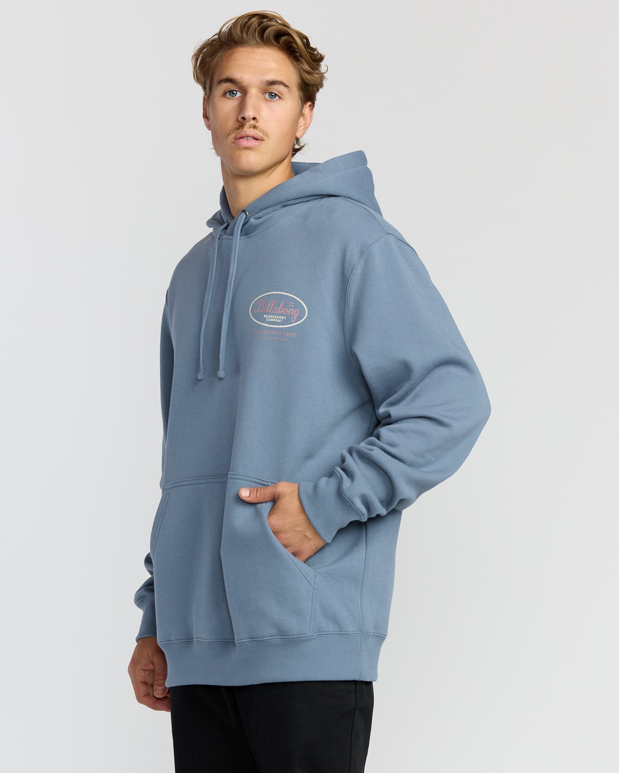 Short Sands Pullover Sweatshirt - Steel Blue - Image 3