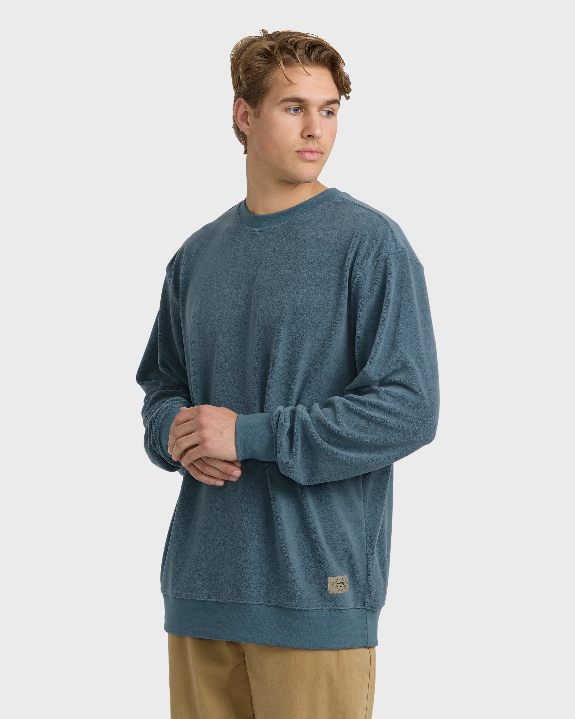 Torched Crewneck Sweatshirt - Real Teal - Image 4