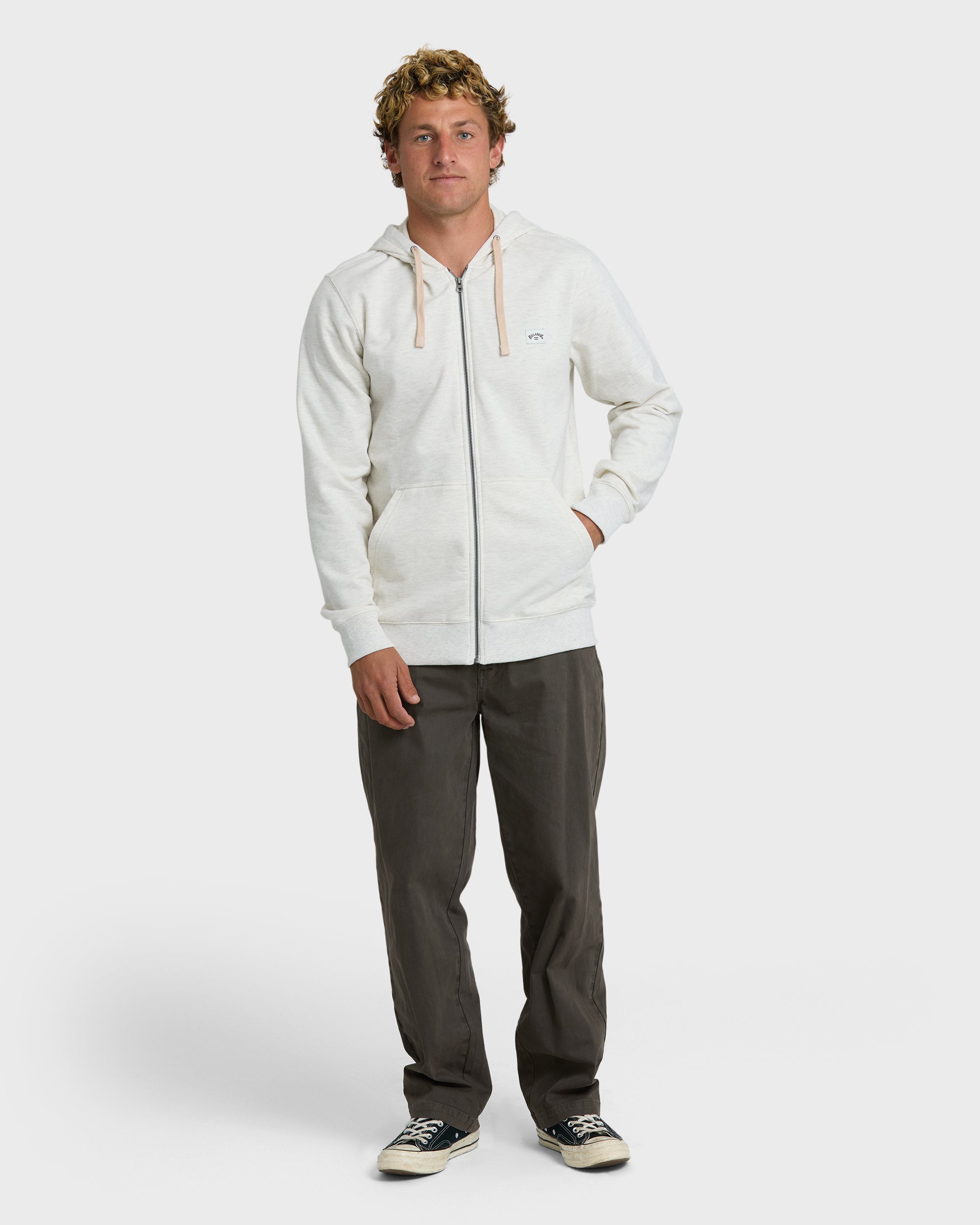 All Day Zip Sweatshirt - Light Gray Heather - Image 2