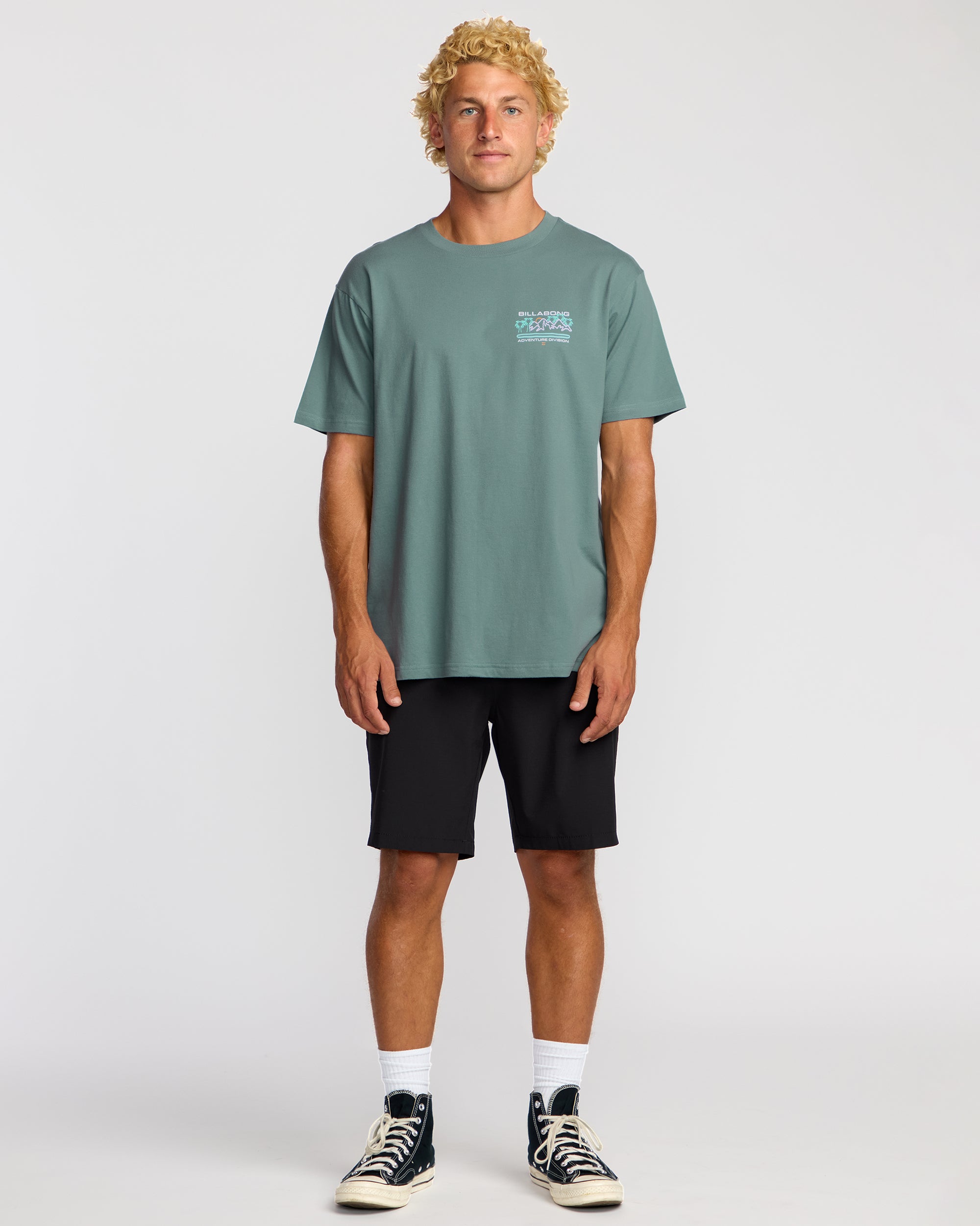 Coastal Range A/Div Short Sleeve T-Shirt - Sea Blue - Image 4