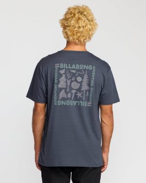Trail A/Div Short Sleeve T-Shirt - Midnight Blue