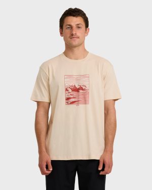 A/Div Up The Point Short Sleeve T-Shirt - Chino