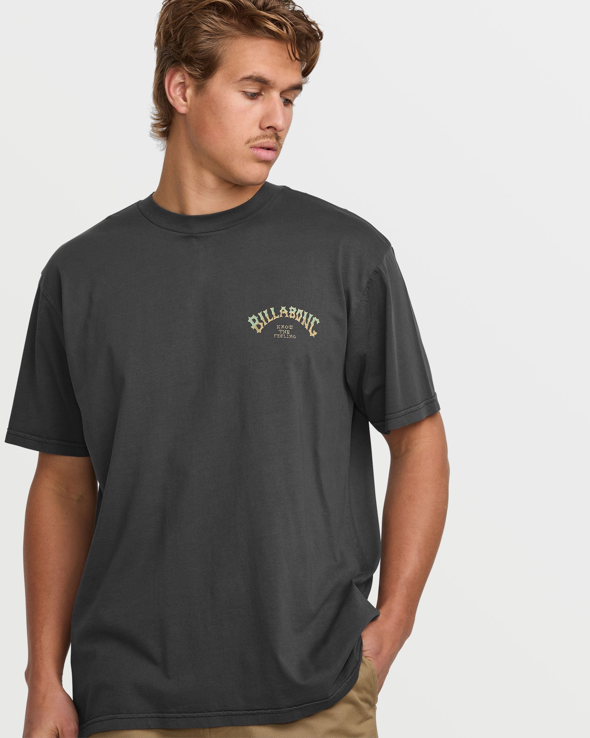 Hack Premium Wave Wash Tee - Washed Black - Image 4