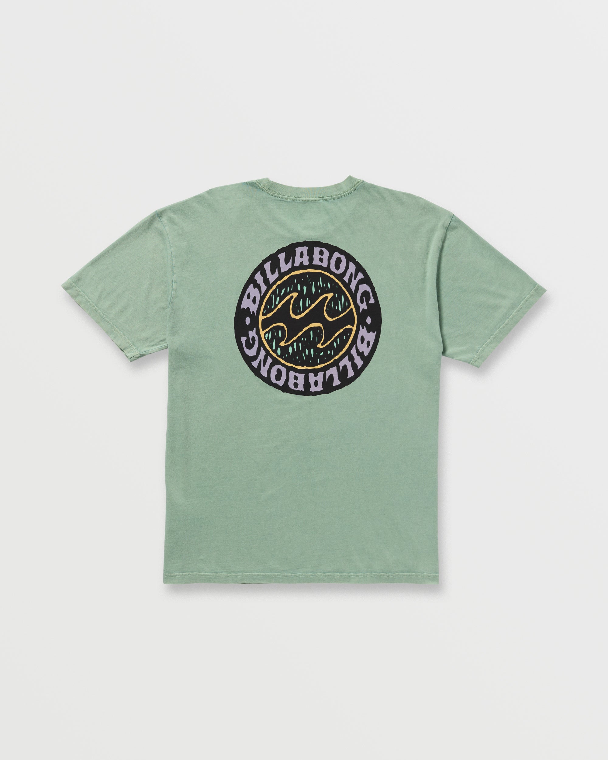 Decal Regular Wave Wash Tee - Mist Green - Image 7