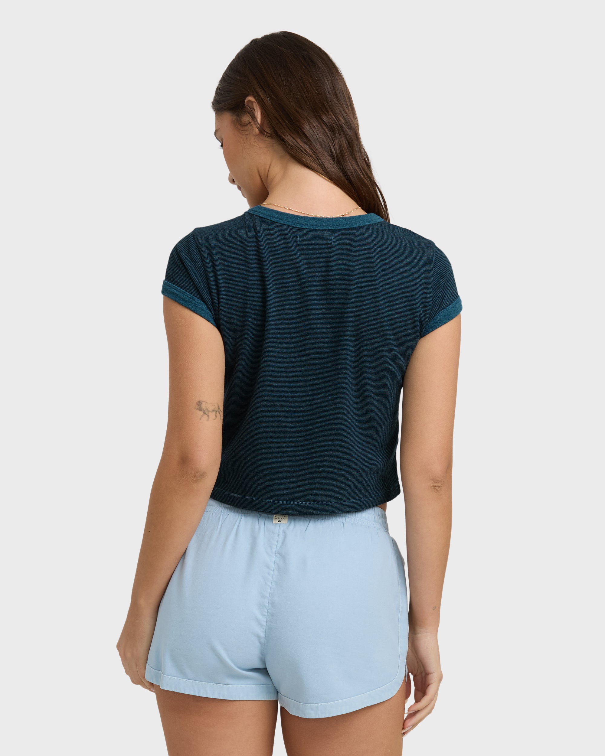 Daily Short Sleeve Tee - Stone Blue - Image 5