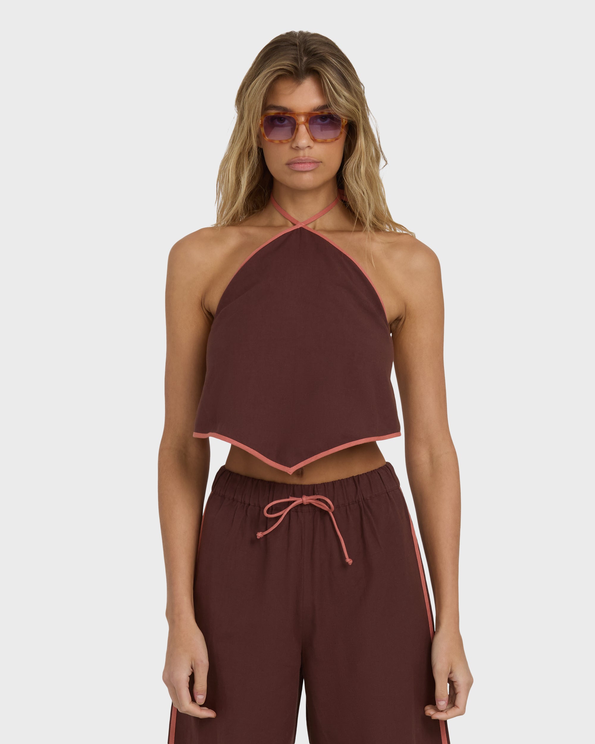 Double Take Halter - Teak - Image 5