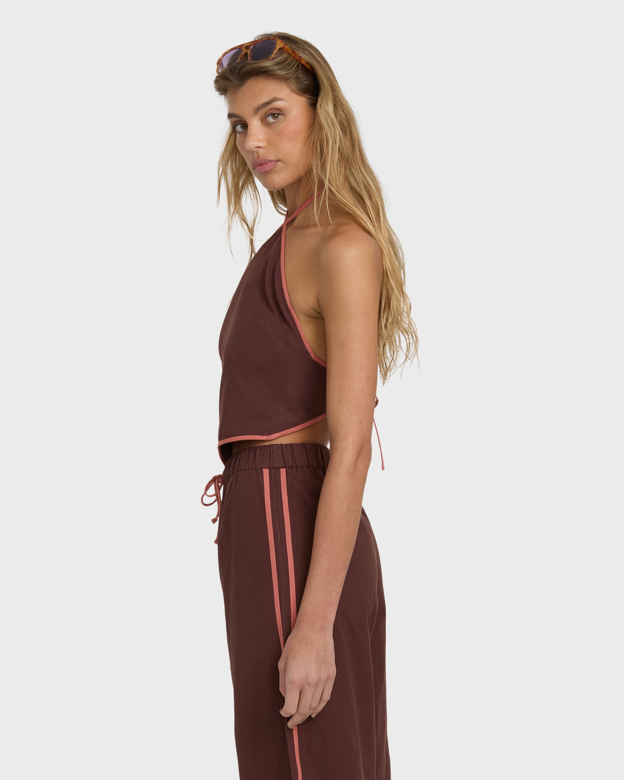 Double Take Halter - Teak - Image 6